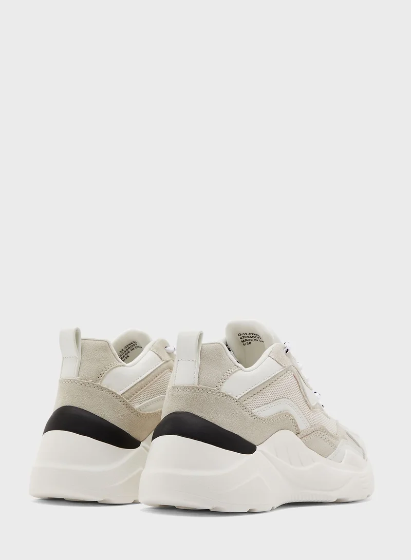 TOPSHOP Cancun Ecru Chunky Trainers Sneaker