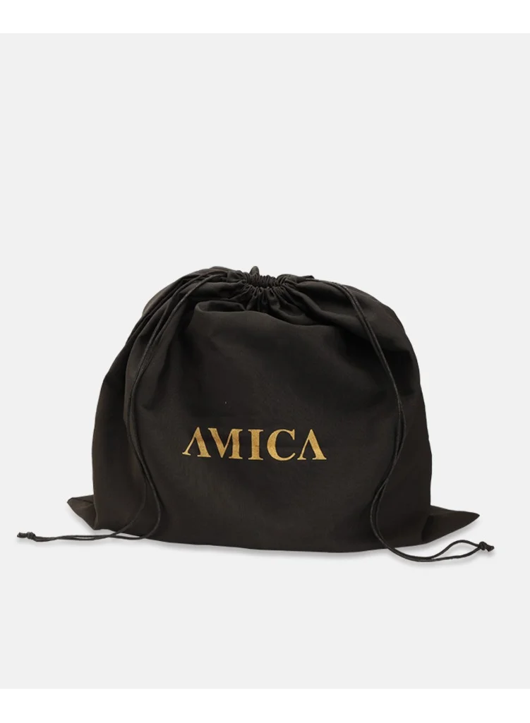 AMICA Ramona Women's Leather Satchel Handbag with Detachable Strap