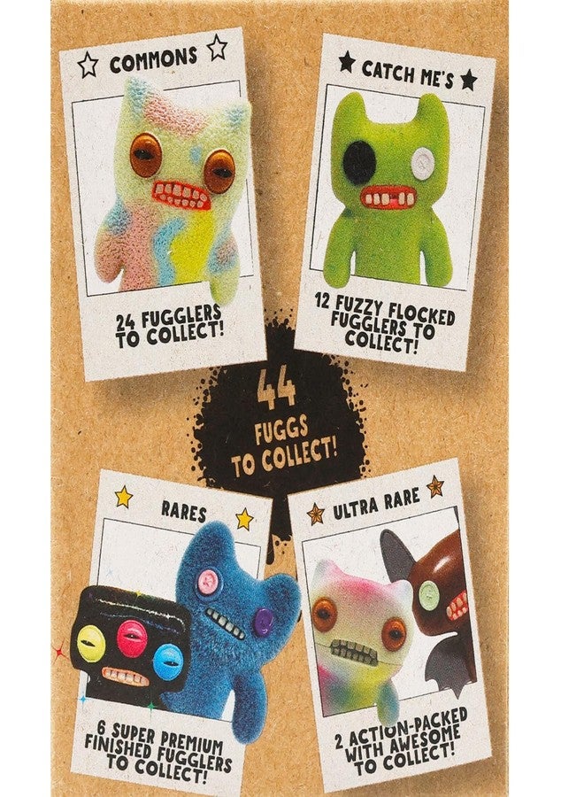 Fuggler مجموعة صناديق فاجلر المحشوة للفتيات - حزمة 3 شخصيات فاجلر، بالإضافة إلى ملصق والمزيد | مجموعة محشوة غامضة مضحكة وقبيحة للأولاد، الأطفال - Image 3