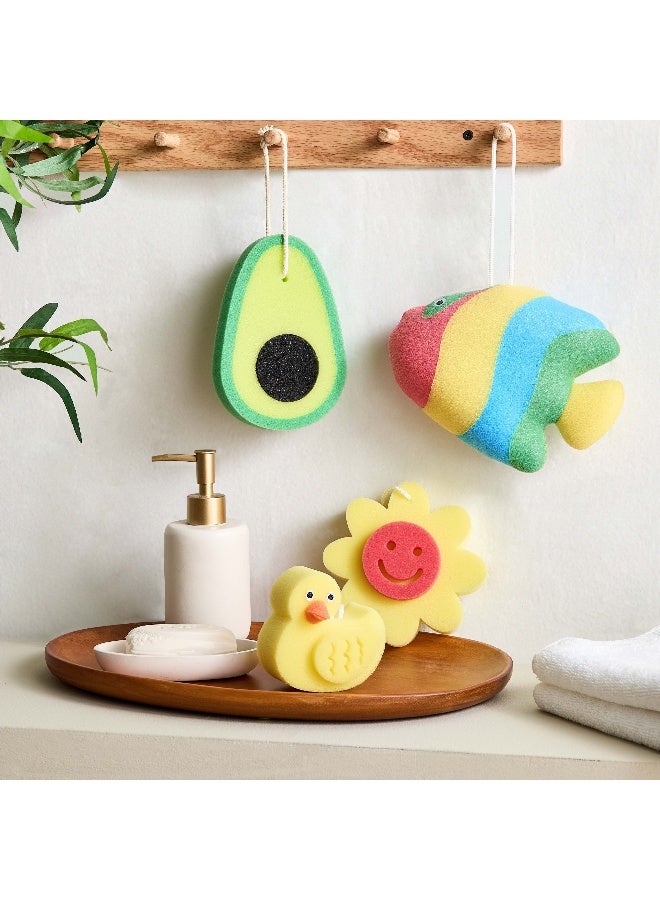 Home Box Avocado Bath Sponge 10.8 x 16 x 3 cm - Image 5