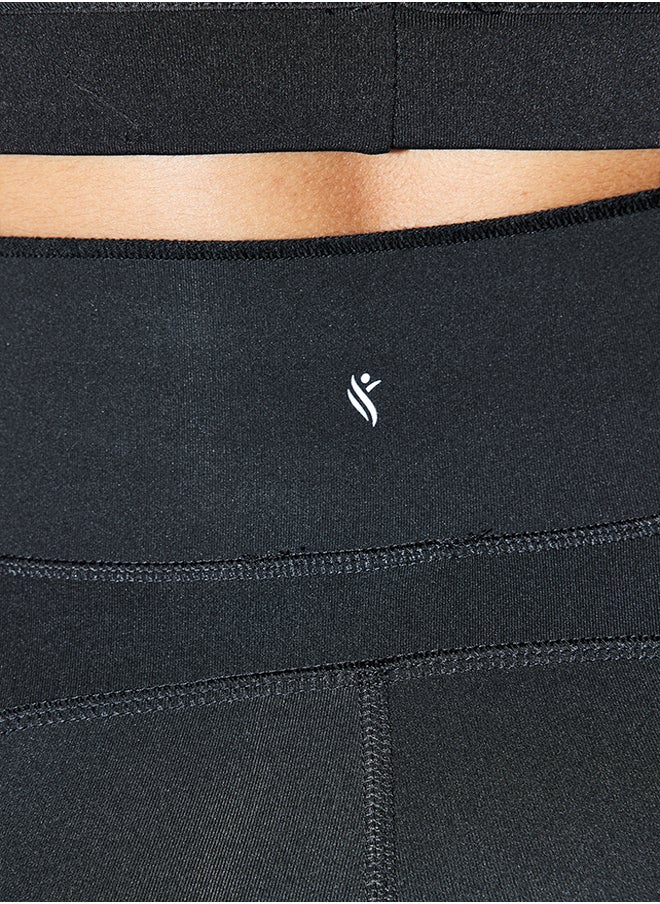 trendyol Black Matte Full Length Knitted Sports Leggings with Extra Absorption Layer THMAW24TY00026  - Image 4