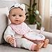 SCOM Realistic Baby Doll Girl 16 inch Soft Body Baby Dolls with Accessories Real Life Cute Toddler Lifelike First Doll with Vinyl Body for Kids 3 4 5 6 Year Old Gifts Hispanic - Image 2