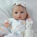 SCOM Realistic Baby Doll Girl 16 inch Soft Body Baby Dolls with Accessories Real Life Cute Toddler Lifelike First Doll with Vinyl Body for Kids 3 4 5 6 Year Old Gifts Hispanic - Image 4