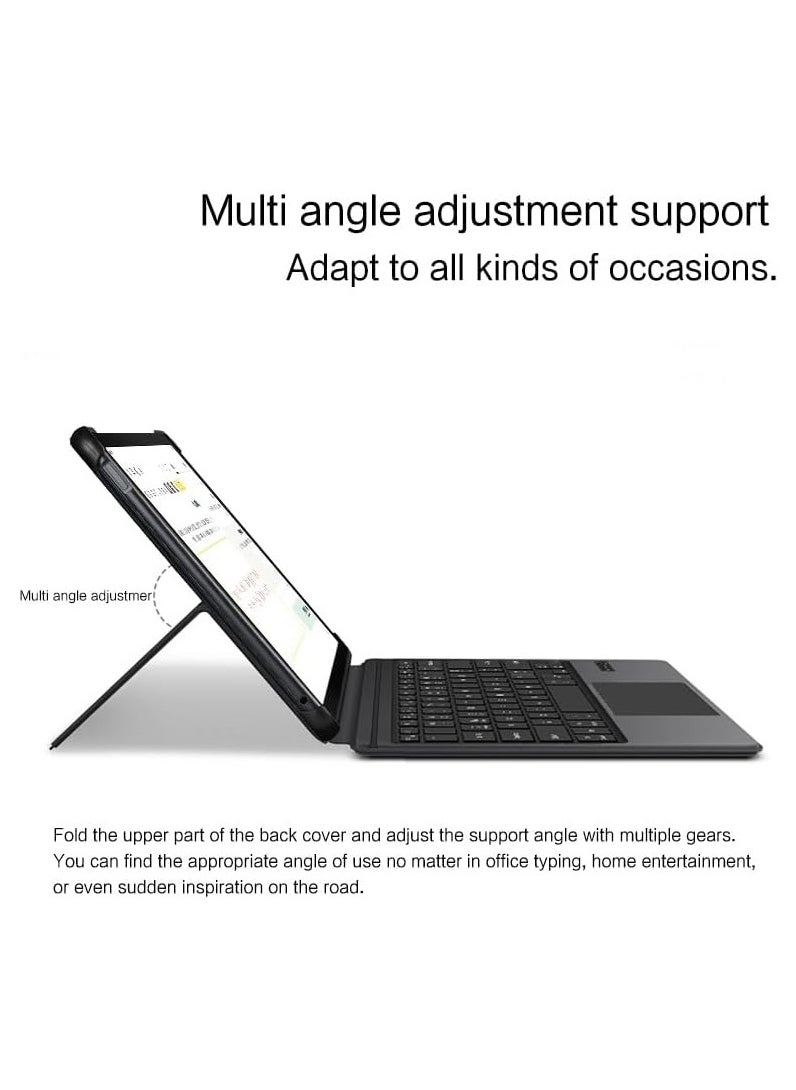 Touchpad Bluetooth Keyboard Case Compatible with Huawei MateBook E 12.6 inch DRC-W58 W56 W76 Tablet
