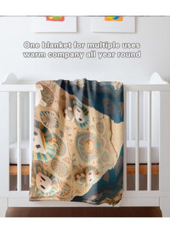 General Baby and children's cartoon flannel thin blanket (warm and comfortable, suitable for sleep, games) 70cm*100cm - 35  - Image 3
