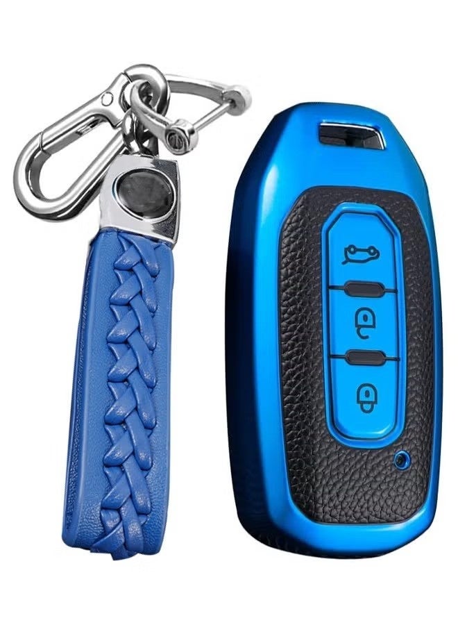 Car Key Cover Fit for Ford Taurus Territory Kuga, TPU Car Key Cover Shell with 3 Buttons - Image 1