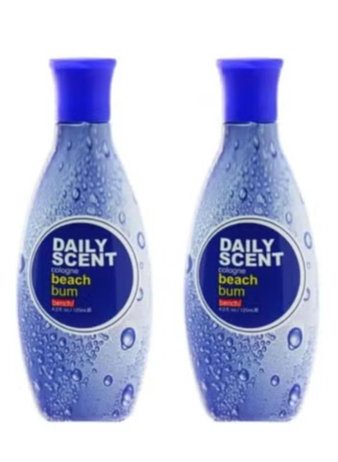 عبوتان من كولونيا "ديلي سنت" (Daily Scent) - إصدار "بيتش بام" (Beach Bum) - 125 مل