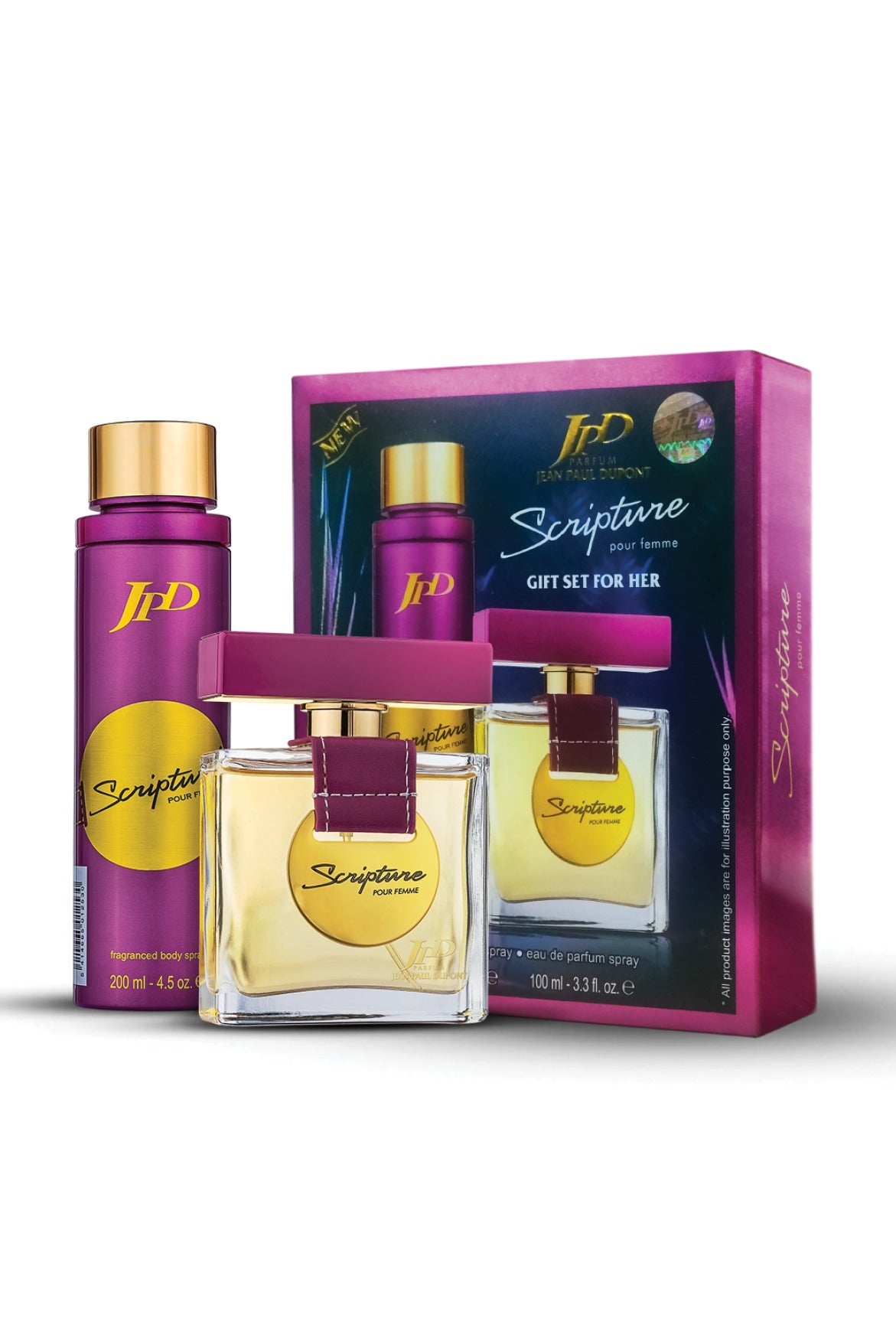 Jean Paul Dupont Scripture Pour Femme 2Pcs Promo Pack Eau de