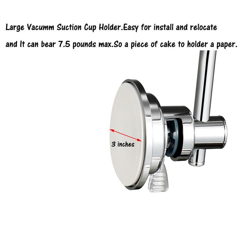 بوباي Bopai Modern Cuption Cup Cup Toilder Bapracket Bracket for Bathroom Kitchen.Chrome - Image 2