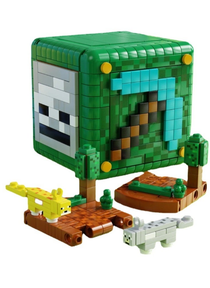 Compatible with Lego building blocks, my world mechanism box toys, children's elements, dragon assembly figures, educational gifts for children, friends and family  - Image 5