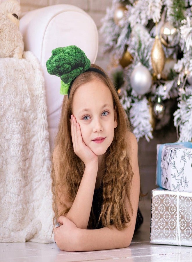 FOMIYES Hair Accessories Vegetable Headband Hair Bands Tie Tiara Vegetables Head Band Cute Headbands Cosplay Spa s Adult Accessories Broccoli Women's Fabric - Image 4