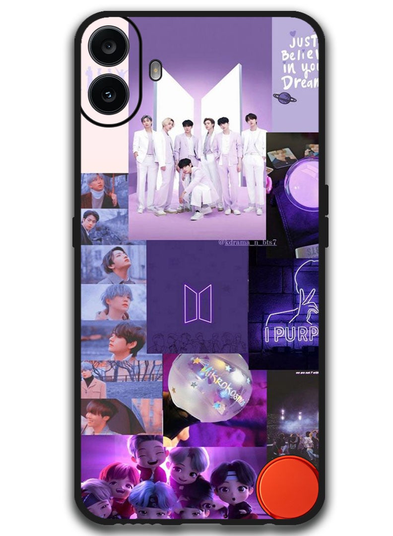 Theodor Protective Case Anti Scratch Shock Proof Bumper Cover For Nothing CMF Phone 1 BTS collage - Image 1