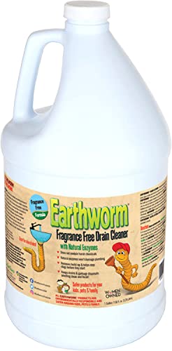Earthworm Fragrance Free Drain Cleaner Drain Opener Natural Enzymes Environmentally Responsible Safer for Pets and Kids 1 Gallon - Image 5