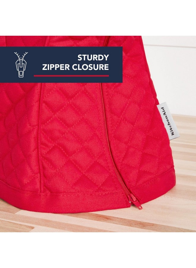 كيتشن إيد غطاء خلاط كيتشن إيد برأس مائل مع جيب تخزين، مبطن 100% قطن، 14.4 × 18 × 10، أحمر باشن - Image 2