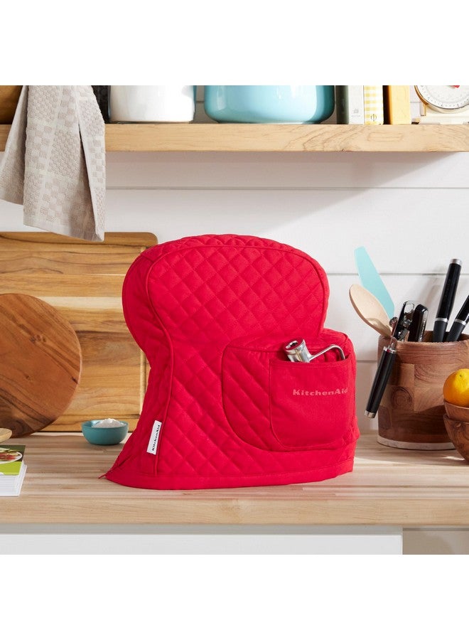 كيتشن إيد غطاء خلاط كيتشن إيد برأس مائل مع جيب تخزين، مبطن 100% قطن، 14.4 × 18 × 10، أحمر باشن - Image 1