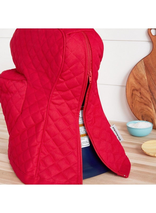 كيتشن إيد غطاء خلاط كيتشن إيد برأس مائل مع جيب تخزين، مبطن 100% قطن، 14.4 × 18 × 10، أحمر باشن - Image 4