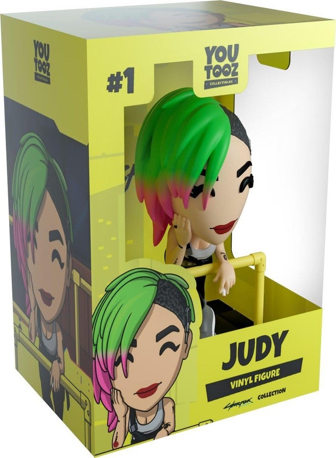 Youtooz Cyberpunk Judy 4.5" Vinyl Figure, Collectible Judy from Cyberpunk 2077 Collection - Image 1