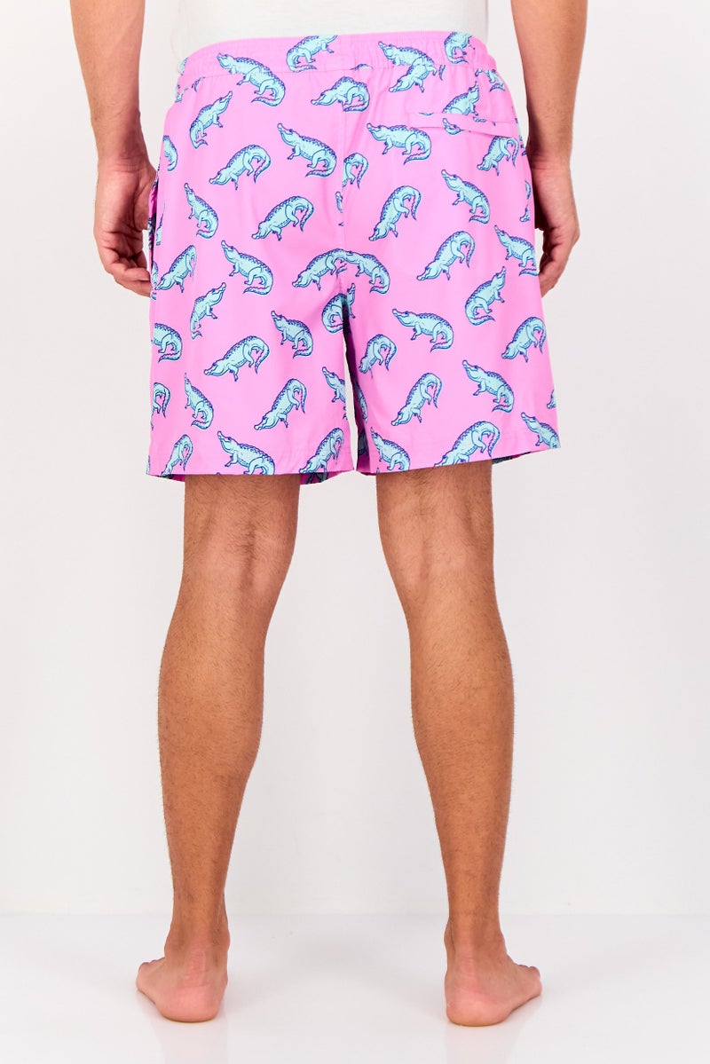 Member's Mark Men Graphic Print Swim Trunks, Multicolor - Image 3