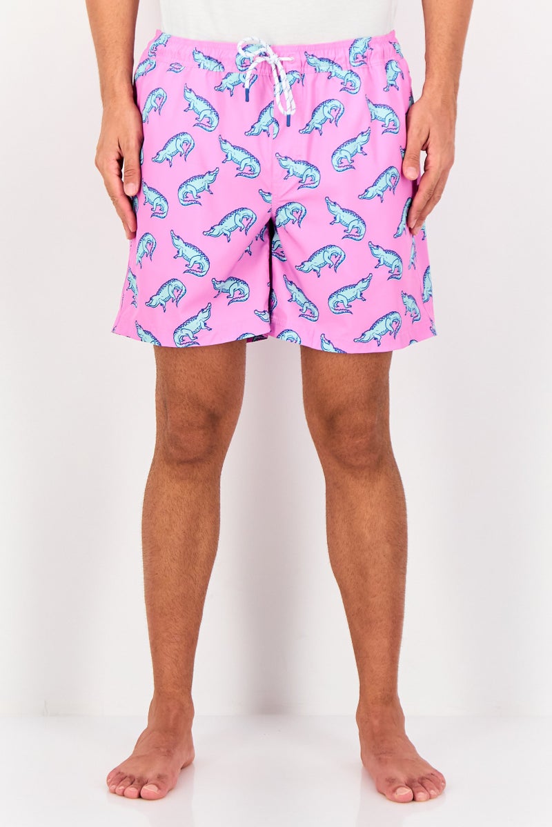 Member's Mark Men Graphic Print Swim Trunks, Multicolor - Image 1