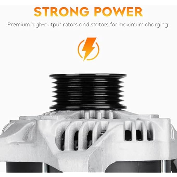 AEagle Alternator for 5.4L 2007 2008 Ford Expedition, Lincoln Navigator 5.4L V8, VND0494, A-80401, 104210-5630, 11431 11431N - Image 2