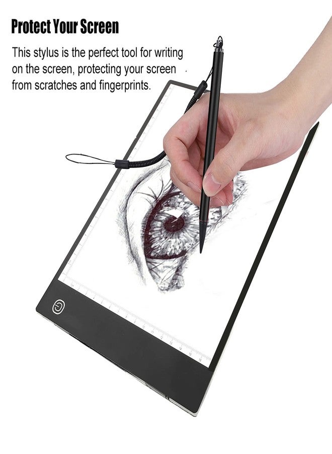 Yctze قلم رسم باللمس مقاوم v110 Yctze v110,st مع حبل نابض لجهاز POS PDA Navigator (أسود) - Image 2