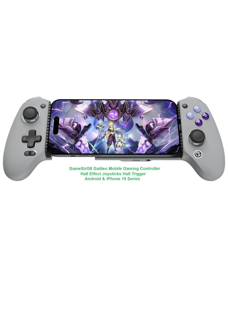 Generic Gamepad GameSir G8 Galileo Type-C Mobile Gaming Controller for Android  iPhone 15 Series (USB-C), Plug and Play Gamepad with Hall Effect Joysticks/Hall Trigger, 3.5mm Audio Jack  - Image 1