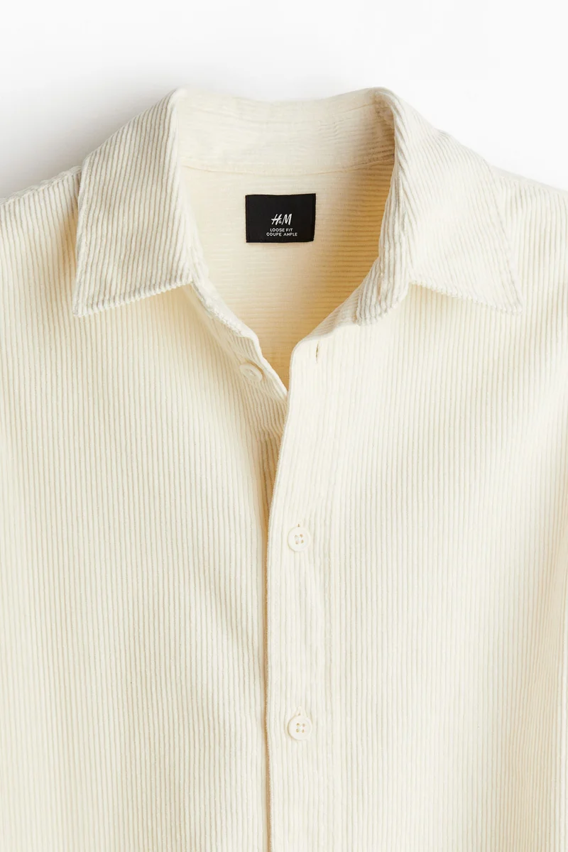 H&M Loose Fit Corduroy shirt