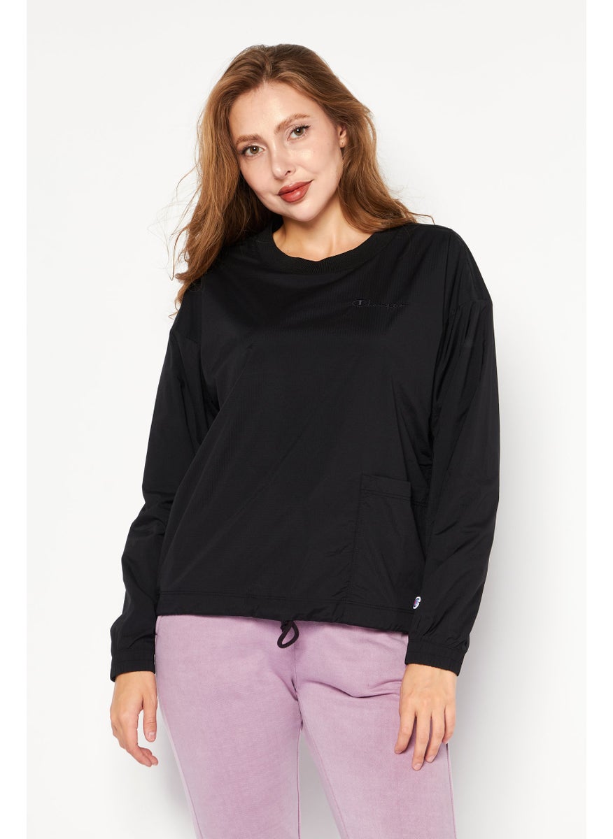 Champion Women Sportswear Fit Long Sleeve Training Top, Black  - Image 1