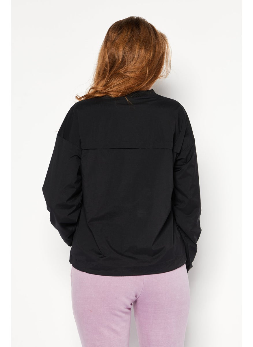 Champion Women Sportswear Fit Long Sleeve Training Top, Black  - Image 4