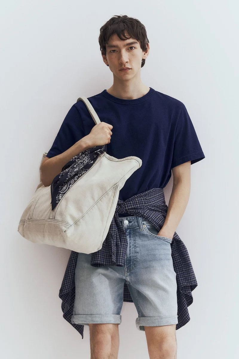 اتش اند ام Slim Denim shorts