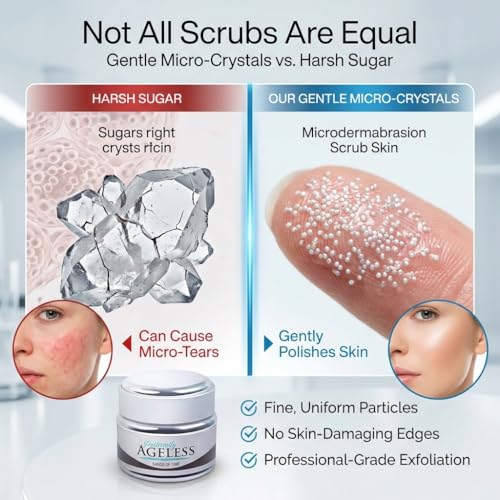 Instantly Ageless Sands of Time Microdermabrasion Facial Scrub - Skin Care Face Exfoliator with Vitamin E and fruit extracts - Best To Use Before Face Moisturizer - 1.7 oz - Image 5