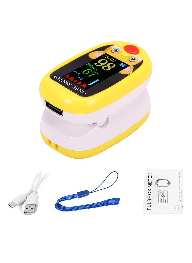 Generic - Children Pulse Oximeter Fingertrip Mini SpO2 Monitor Oxygen Saturation Monitor Pulse Rate Measuring Gauge Device 5s Rapid Reading - Image 1