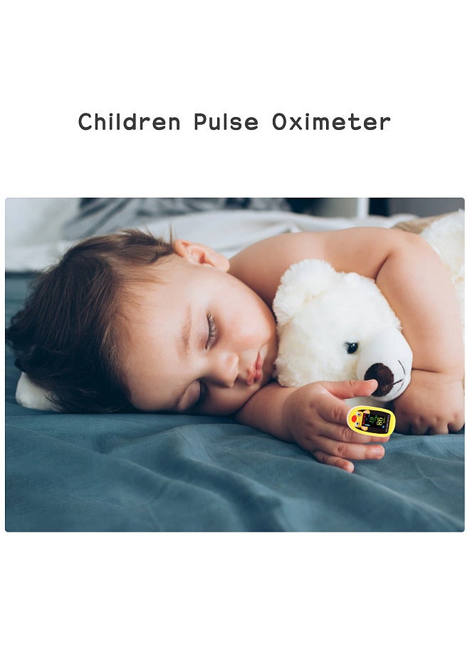 Generic - Children Pulse Oximeter Fingertrip Mini SpO2 Monitor Oxygen Saturation Monitor Pulse Rate Measuring Gauge Device 5s Rapid Reading - Image 1