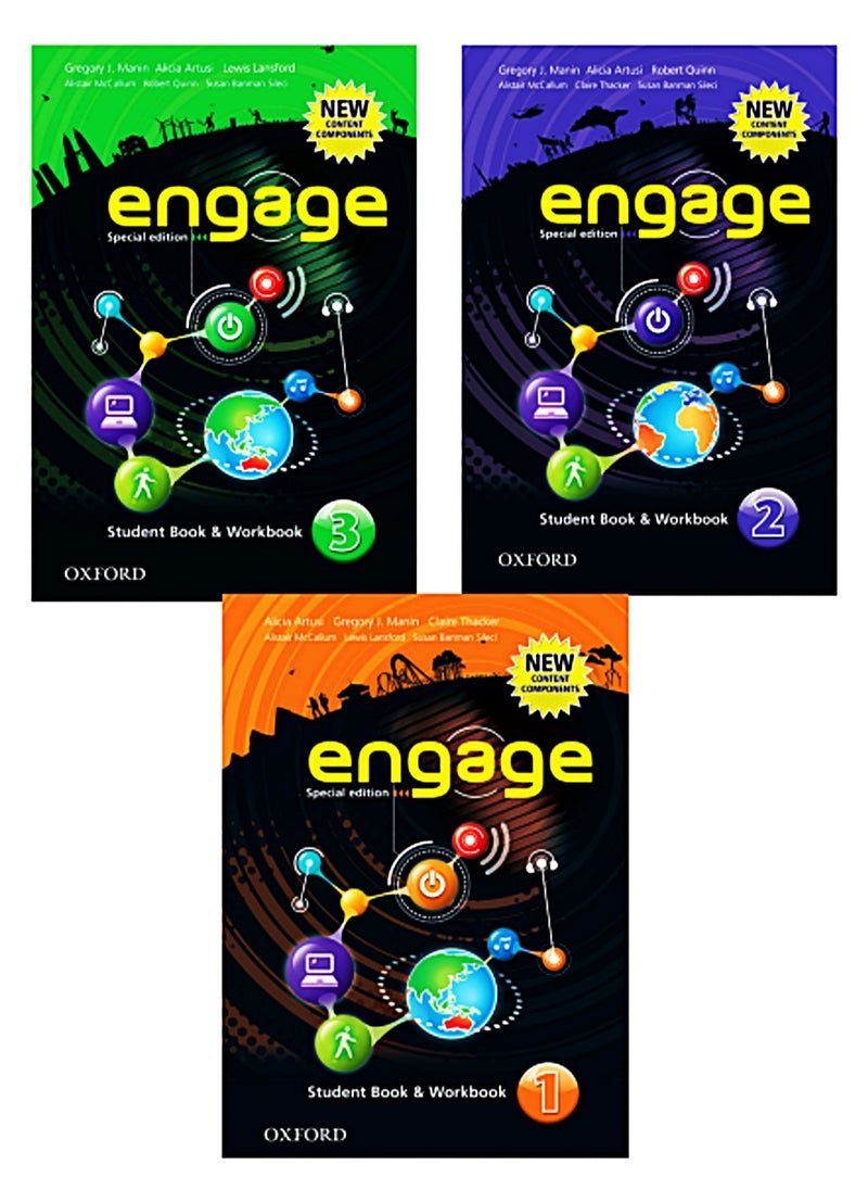 null - Engage ESL Complete Series: Student Book & Workbook Bundle (Level 1, 2, 3) - Image 1