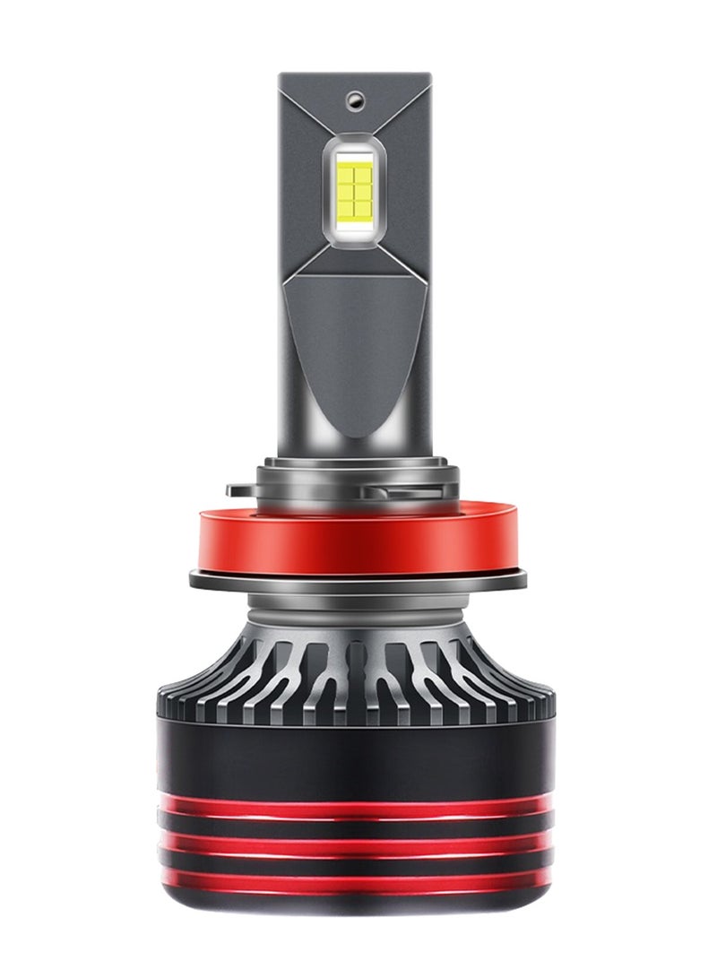 Powerology H1 LED Automotive Headlight Bulbs 70W / 6000LM Super Bright Light / 7000K Color Temperature / Easy Installation x2 Units / Car Headlight 