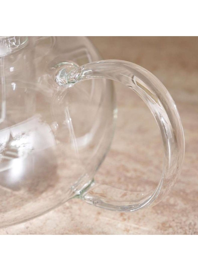 Pan Home Borosilicate Glass Teapot With Infuser - Clear - Image 4