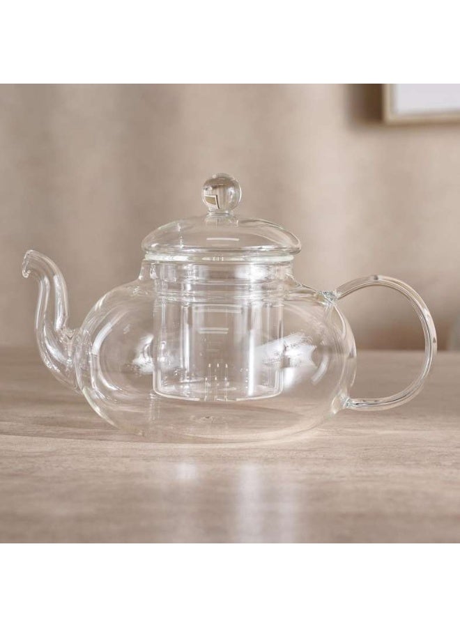 Pan Home Borosilicate Glass Teapot With Infuser - Clear - Image 5