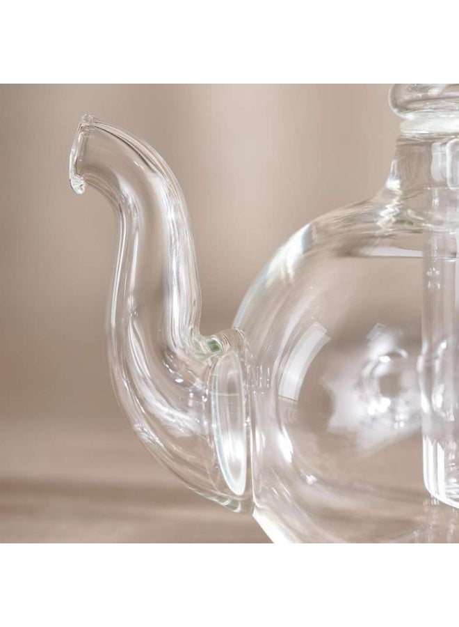 Pan Home Borosilicate Glass Teapot With Infuser - Clear - Image 3
