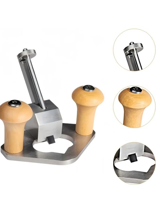 نوع A مقبض يدوي قابل للتعديل قشاط حرف الخشب ضابط عمق مسطح لشطف الحواف - Image 1