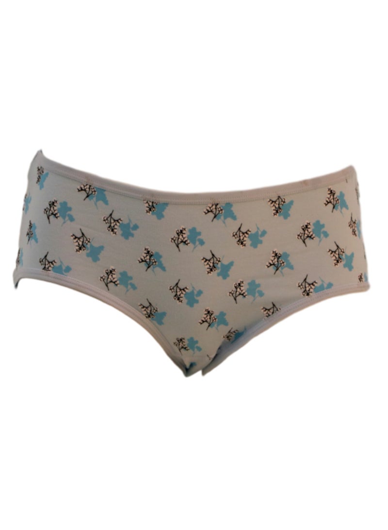 JOANNA JOANNA 123082 Women's Two Tone Floral Design Mid Rise 3-Pack Panties, Multicolor  - Image 5