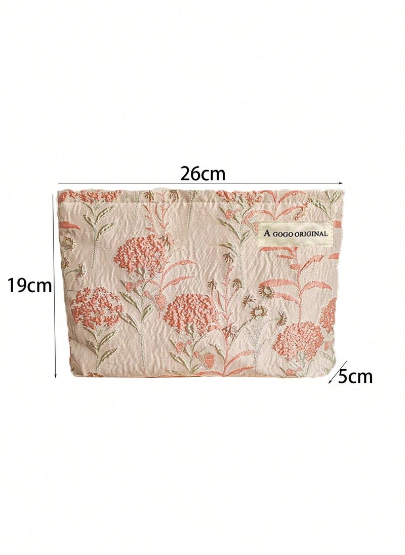 أغوغو_أوريجينال حقيبة مستحضرات التجميل باللون الوردي 26 * 19 * 15cm  - Image 2