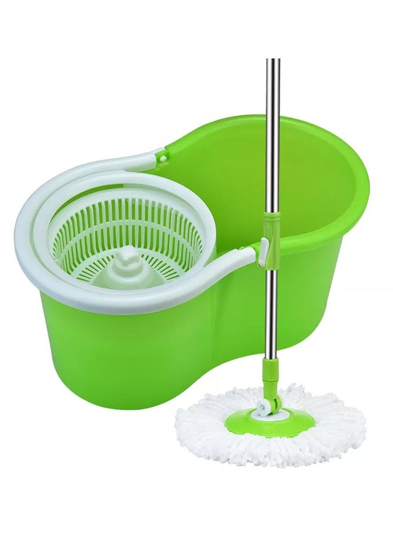 DubaiGallery 2 Drives Easy Life 360 Rotation Spin Mop With Stainless Steel Basket And Spinning Mop Bucket Magic Spin Dust Mop Blue - Image 1