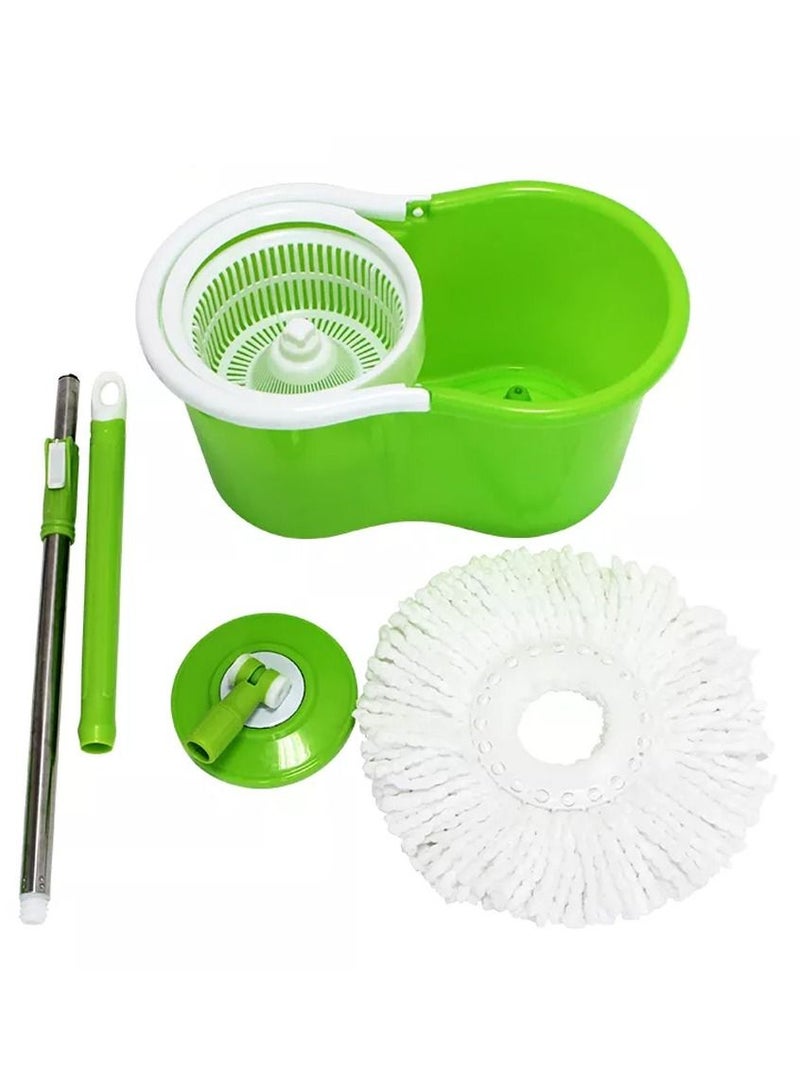 DubaiGallery 2 Drives Easy Life 360 Rotation Spin Mop With Stainless Steel Basket And Spinning Mop Bucket Magic Spin Dust Mop Blue - Image 2