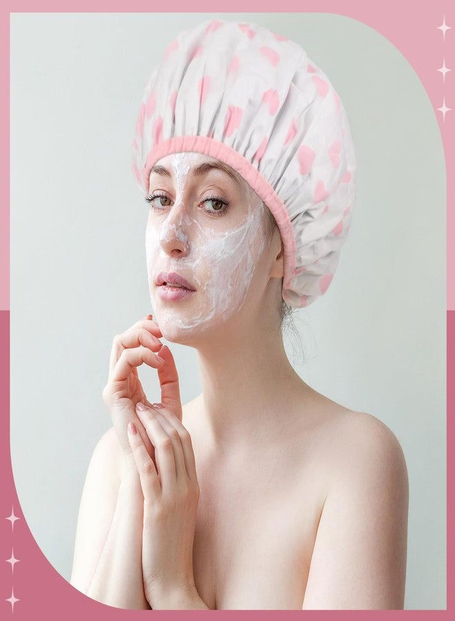 WSICSE 2 Pcs Deep Conditioning Hair Cap, Double Layer Heat Cap Steam Cap Processing Caps Shower Cap for Natural Hair Deep Conditioning - Image 5