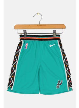 Nike Nike x NBA Kids Boy Sportswear Fit Basketball Jersey Short, Green  - Image 1