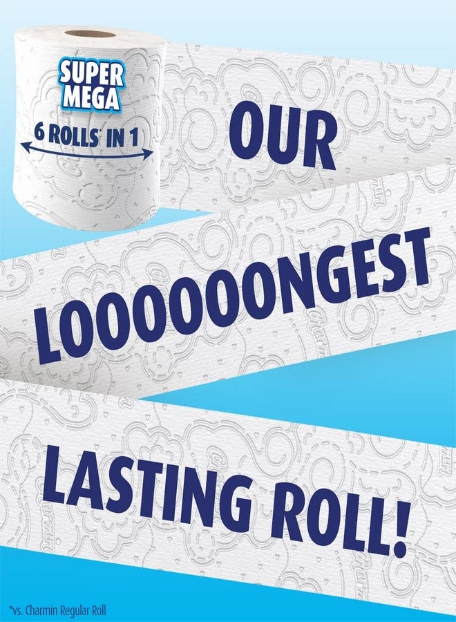 Charmin Ultra Soft Toilet Paper, 6 Super Mega Rolls = 36 Regular Rolls - Image 2