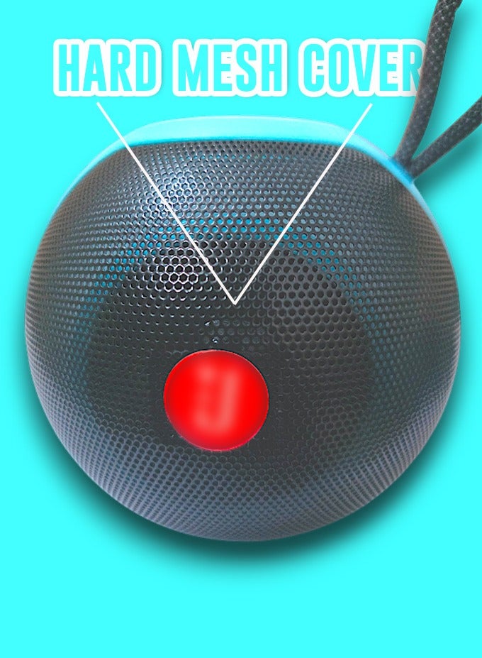 مكبر صوت بلوتوث محمول عالي الجودة مع صوت جهير عميق وأضواء RGB | بطارية قابلة لإعادة الشحن بسعة ١٢٠٠ مللي أمبير | منفذ USB/نوع A و C/دعم SD، نطاق لاسلكي يصل إلى 10 أمتار – هيكل بلاستيكي متين للاستخدام المنزلي | السفر والحفلات الخارجية - Image 5