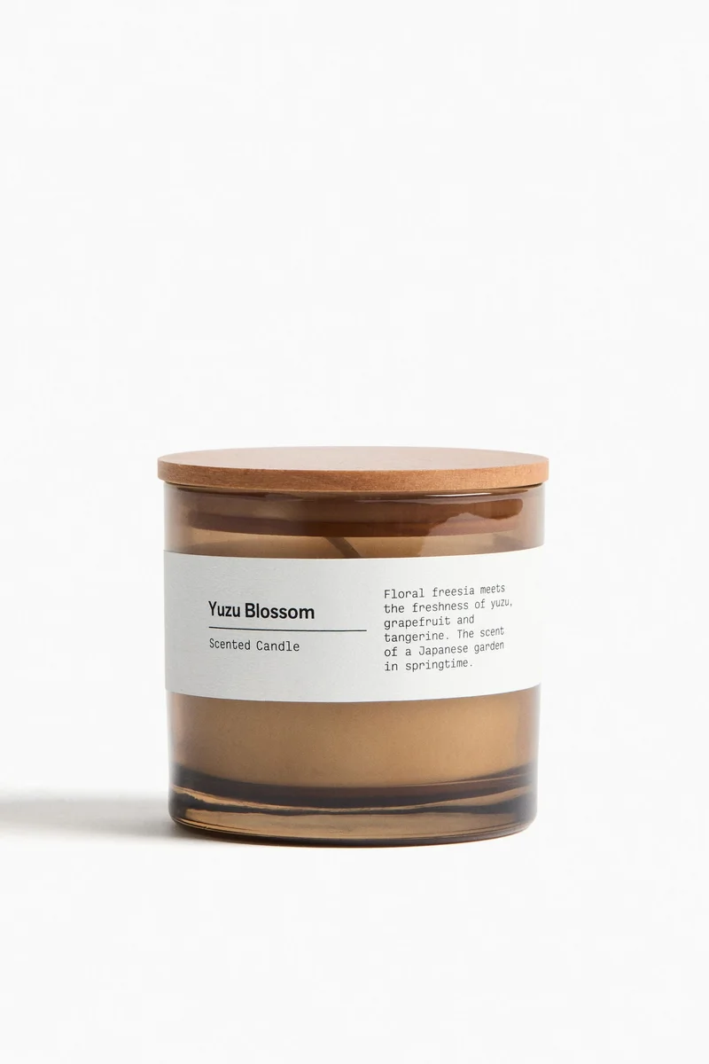 H&M Scented candle in glass holder