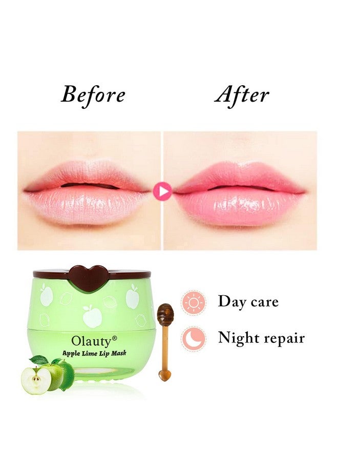 Eakroo 6 PCS Bee Lip Balm Honey Pot, Honey & Strawberry & Watermelon & Apple Lime & Cherry & Mint Lip Sleeping Mask Overnight, Bee Lip Balm Honey Pot Hydrating Prevention Dry and Cracked Lip Scrubs - Image 3