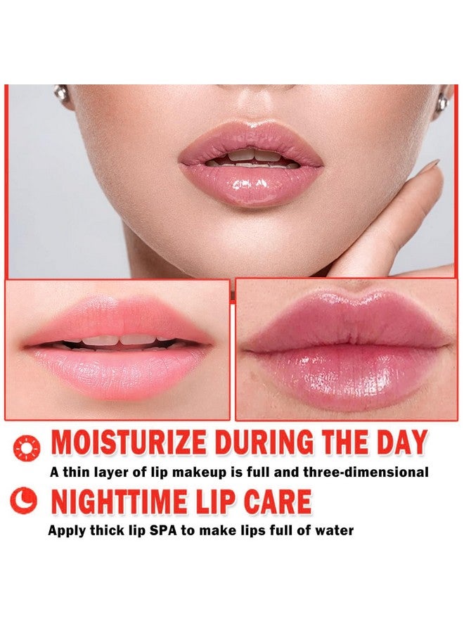 Eakroo 6 PCS Bee Lip Balm Honey Pot, Honey & Strawberry & Watermelon & Apple Lime & Cherry & Mint Lip Sleeping Mask Overnight, Bee Lip Balm Honey Pot Hydrating Prevention Dry and Cracked Lip Scrubs - Image 2